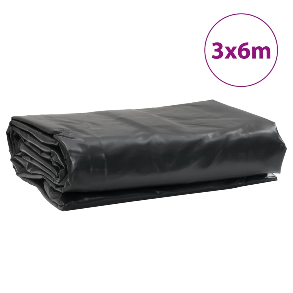 Dekzeil 600 G/M² 3X6 M Antracietkleurig