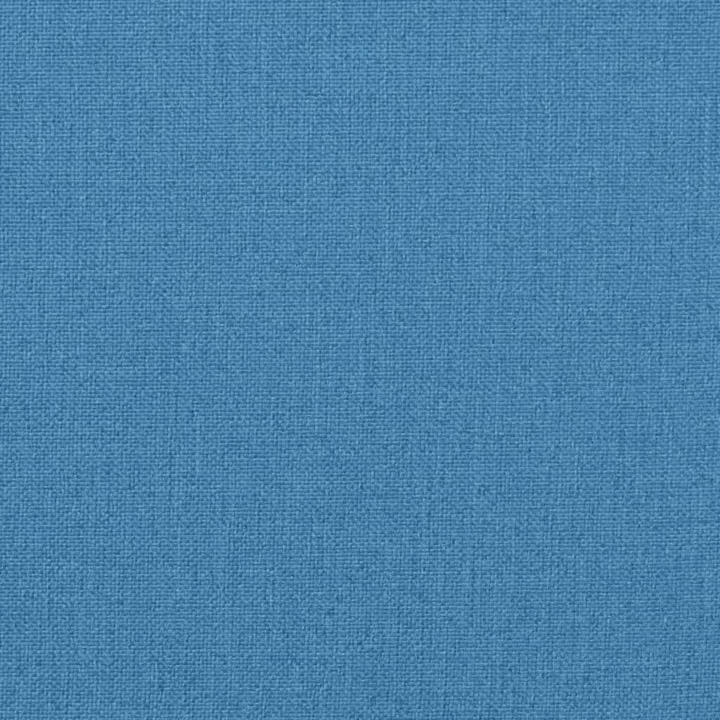 Stoelkussens Hoge Rug Stof Gemêleerd Blauw 2