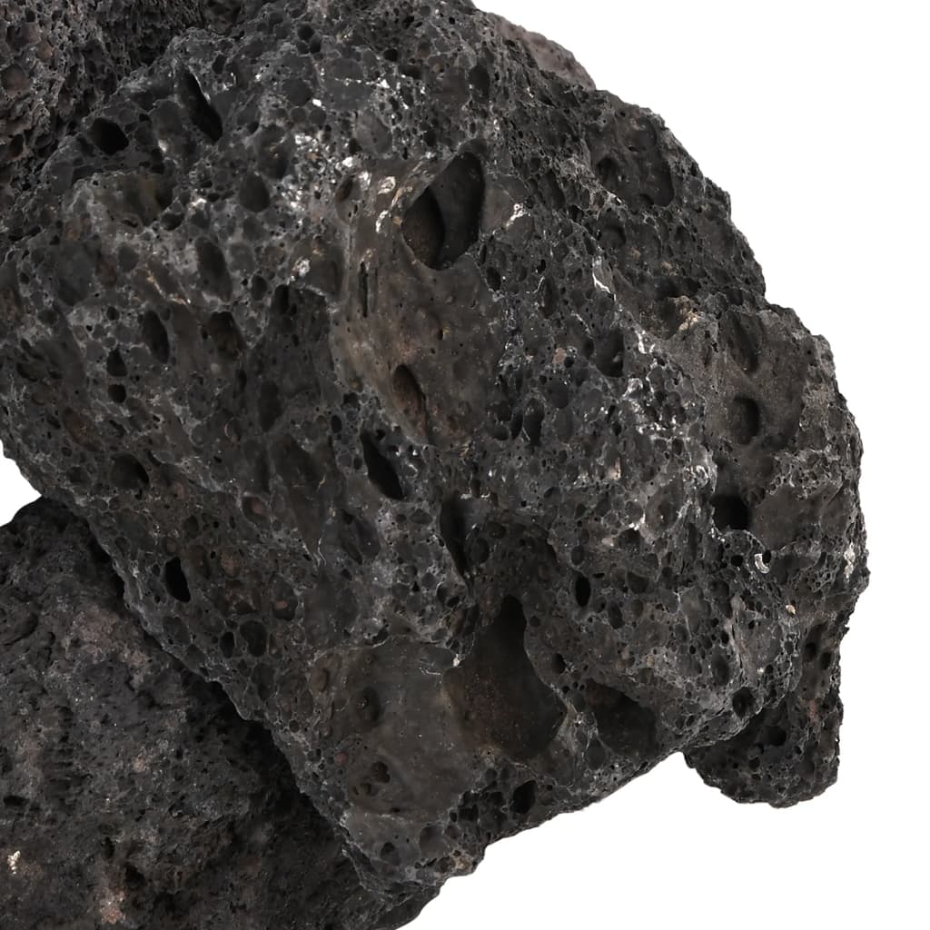 Lavastenen 10 Kg 10-30 Cm 10-30 cm (10 kg) Zwart