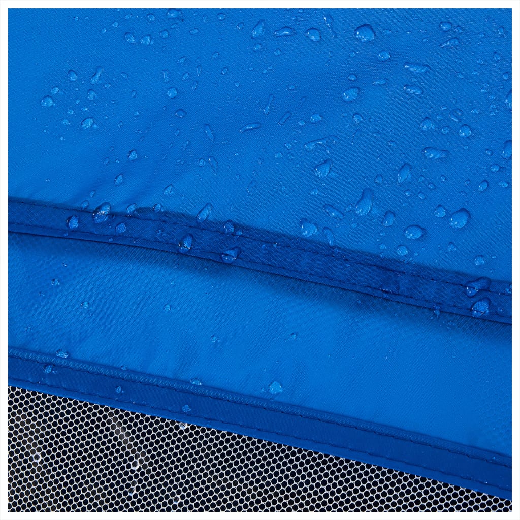Strandtent 3-persoons waterdicht snelontgrendeling azuurblauw