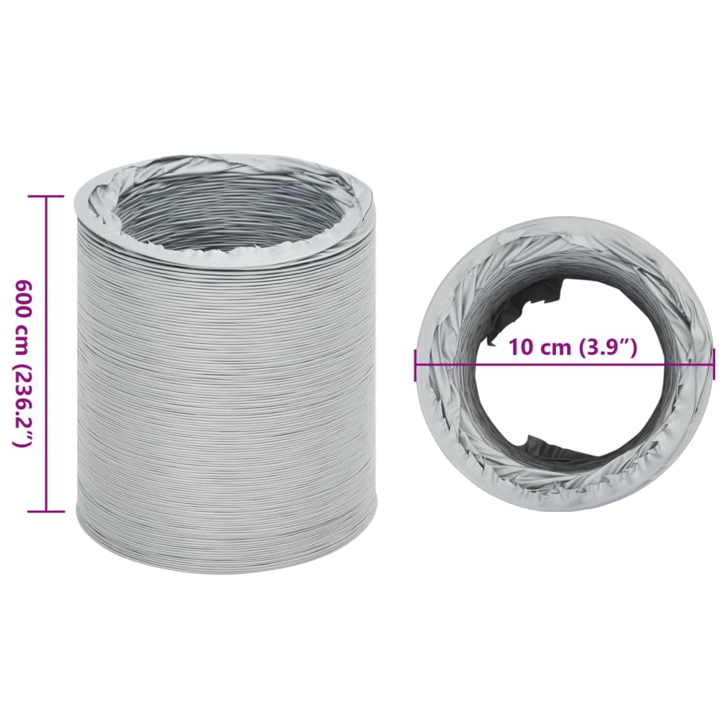 Afzuigslang Ø10 cm 6 m PVC