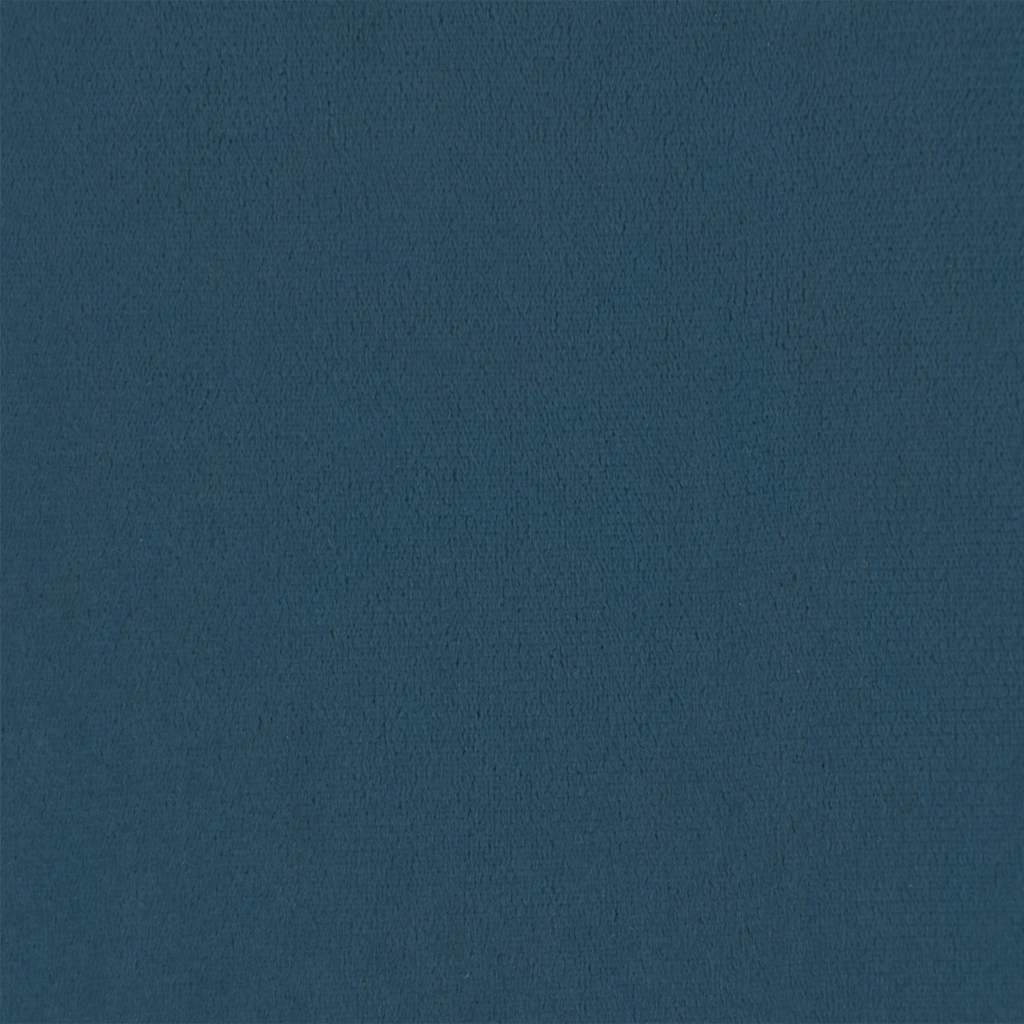 Boxspring met matras fluweel blauw 80x200 cm