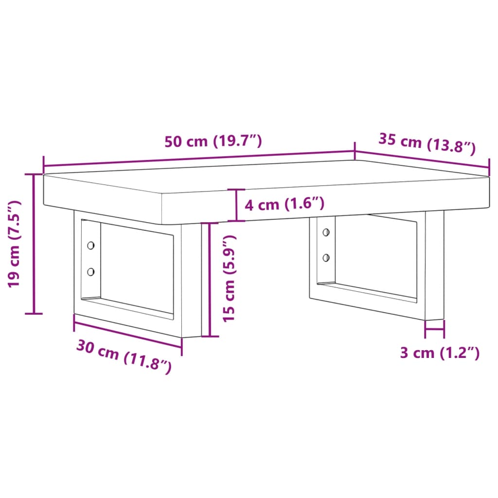 Badkamer wandschap staal en massief beukenhout
