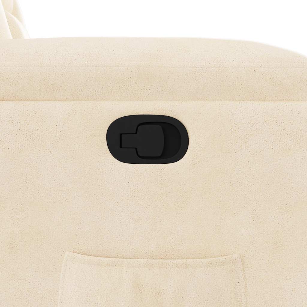 Sta-op-stoel verstelbaar microvezelstof beige