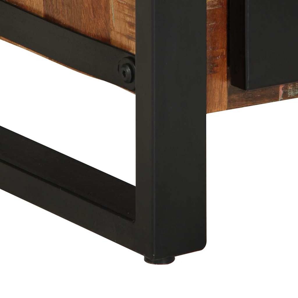 Badkamermeubelset met lade 2 pcs Massief Gerecycled Hout