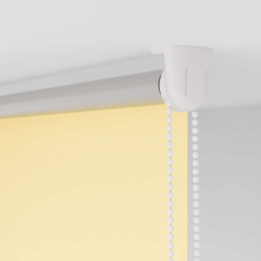 Rolgordijn verduisterend 70x130 cm stofbreedte 65,7 cm geel