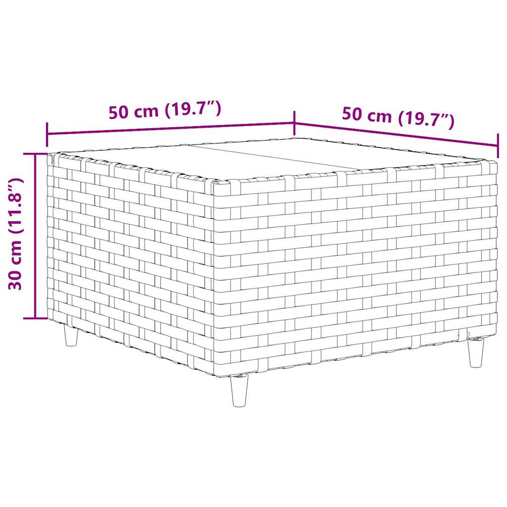 9-Delige Loungeset Met Kussens Poly Rattan 1
