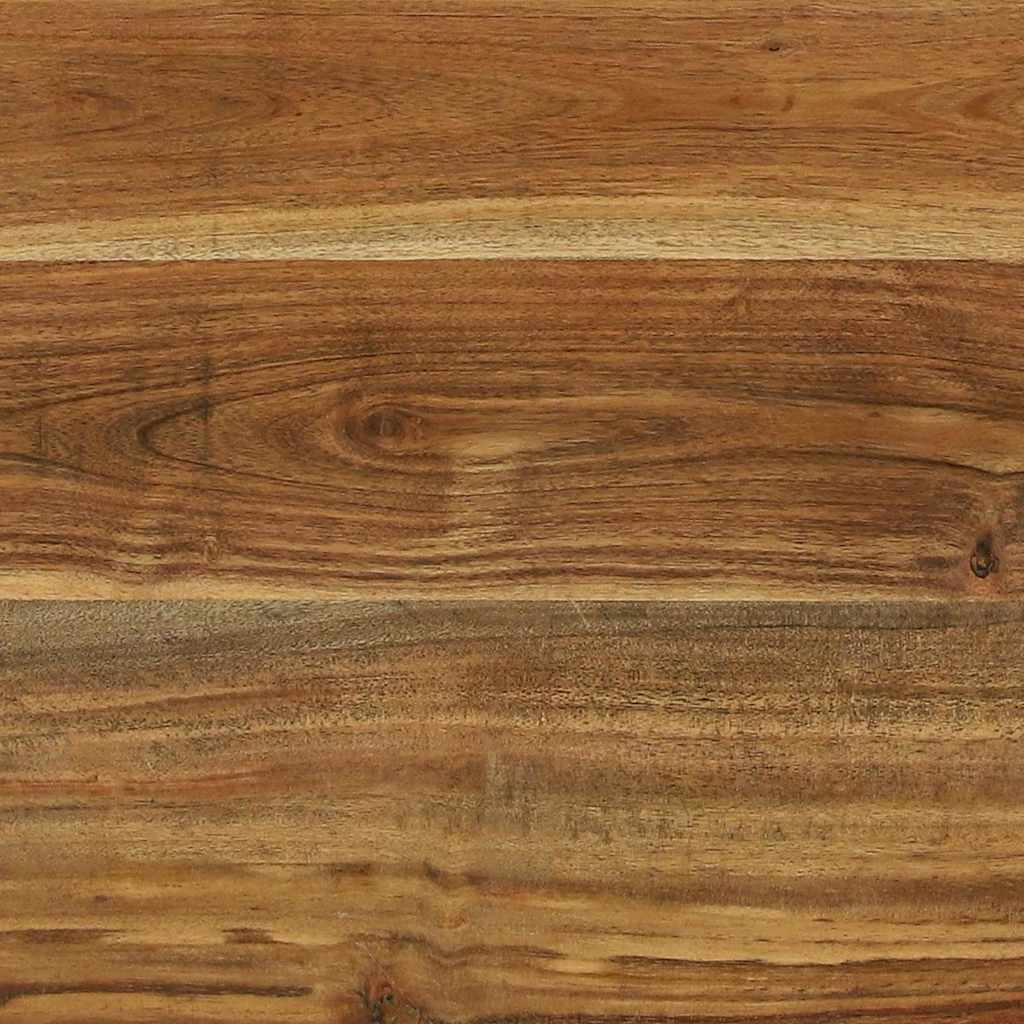 Opbergbox Bruin en zwart 50 x 50 x 50 cm Massief Acaciahout