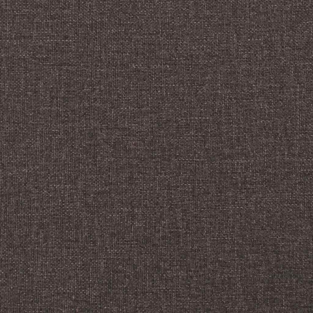 Ottoman bed met matras 200x200 cm stof donkerbruin