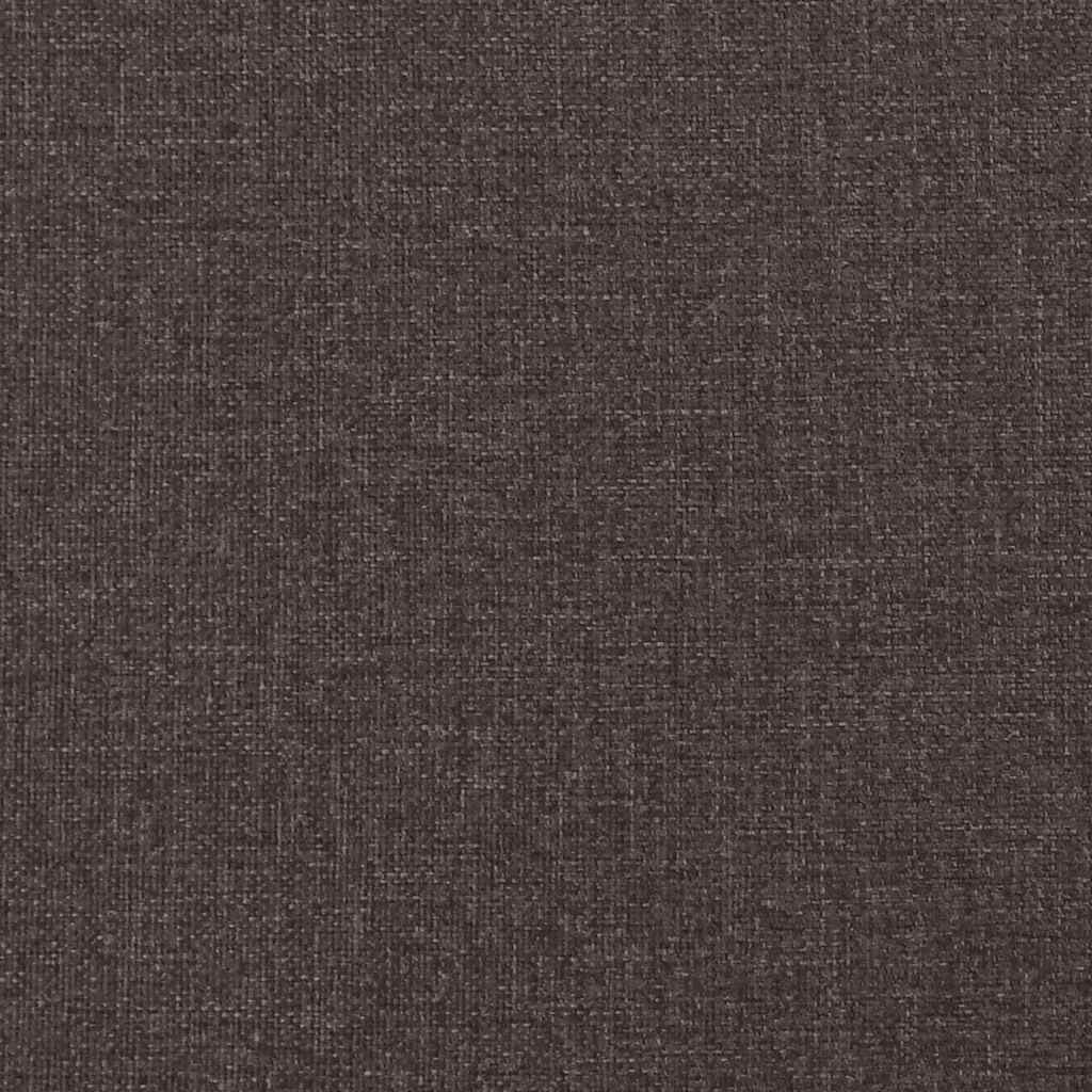 Ottoman bed met matras 200x200 cm stof donkerbruin