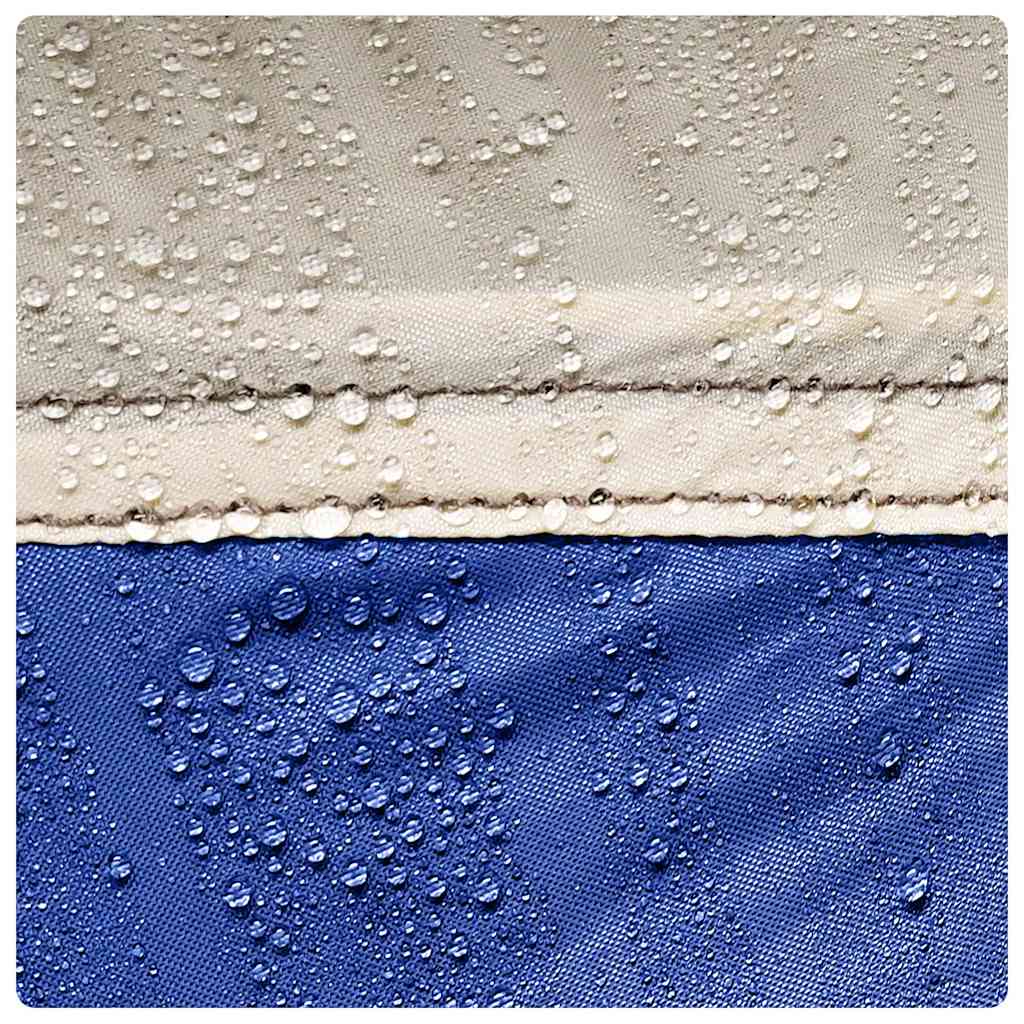 Zwembadtent afneembare buitentent gaaswanden azuurblauw
