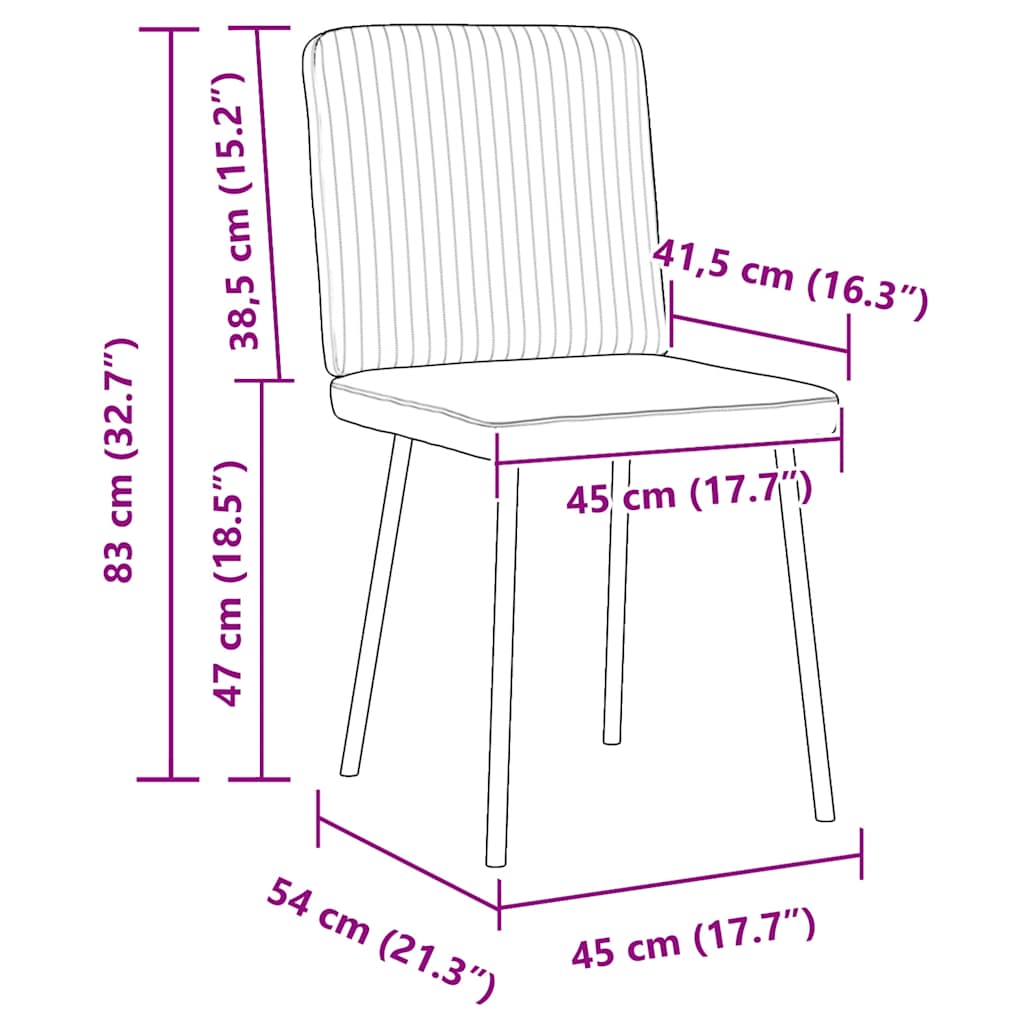 Eetkamerstoelen 4 st fluweel lichtgrijs