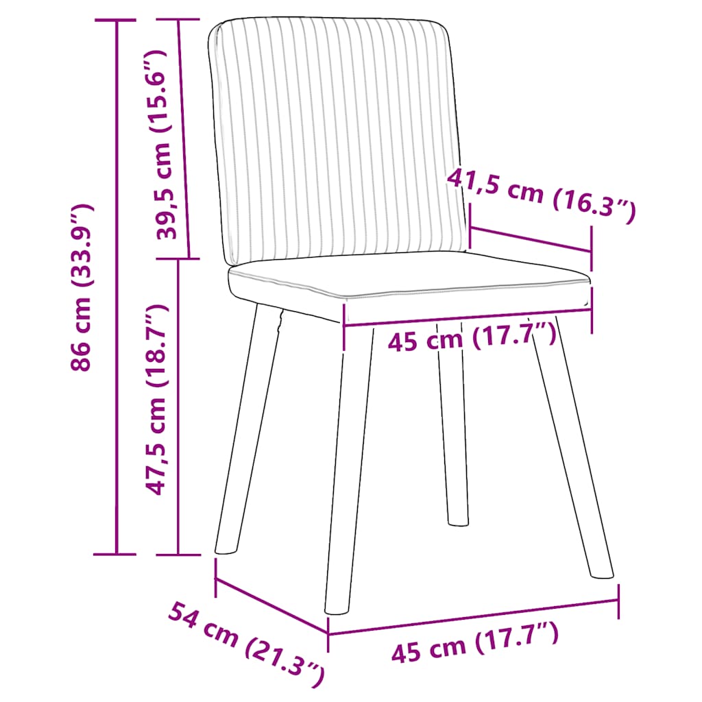 Eetkamerstoelen 4 st stof jeansblauw