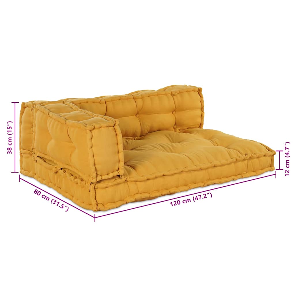Pallet Sofa Kussen Stof Geel
