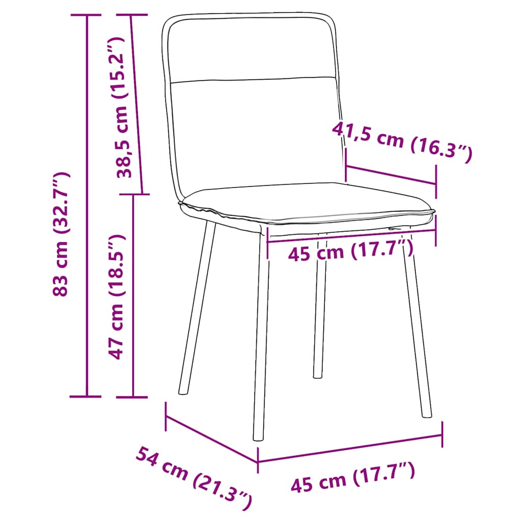 Eetkamerstoelen 2 st fluweel lichtgroen