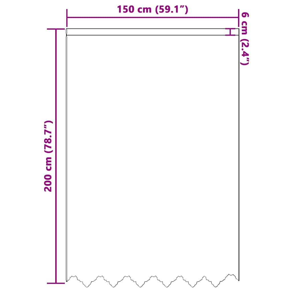 Gordijnen met gordijnen Wit 150 x 200 cm Polyester