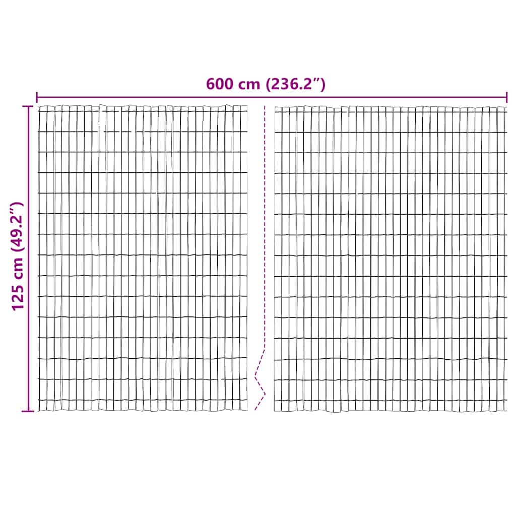 Schorsschutting Bruin Schors 600 x 125 cm