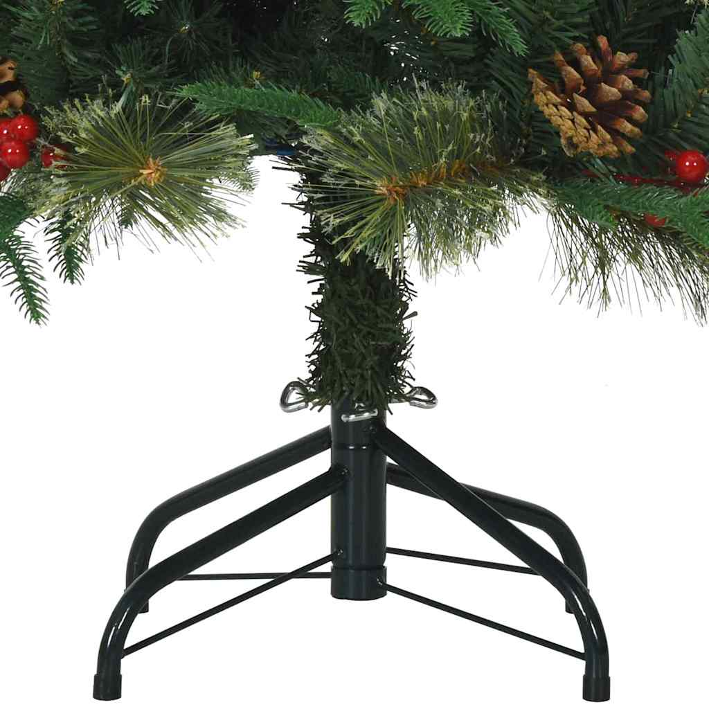 Kunstmatige Inklapbare Kerstboom Groen 240 cm PE en PVC