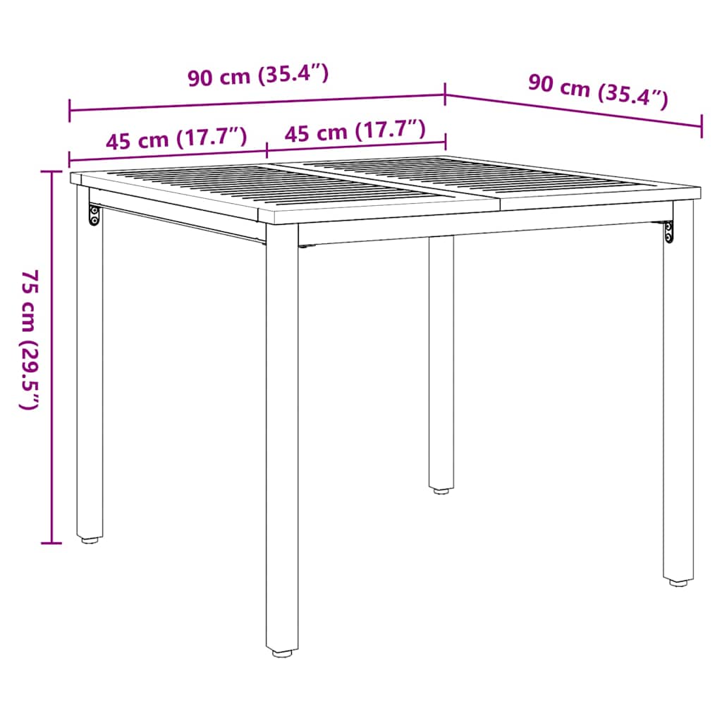 Tuin Eetset 5 Pcs 90 X 90 X 75 Cm Poly Rattan Vierzitsbank 90 cm tafellengte Grijs