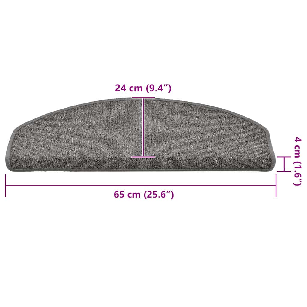 Trapmatten 30 st 65x24x4 cm donkergrijs