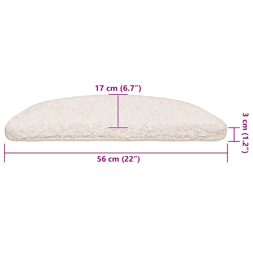 Trapmatten 30 st 56x17x3 cm wit