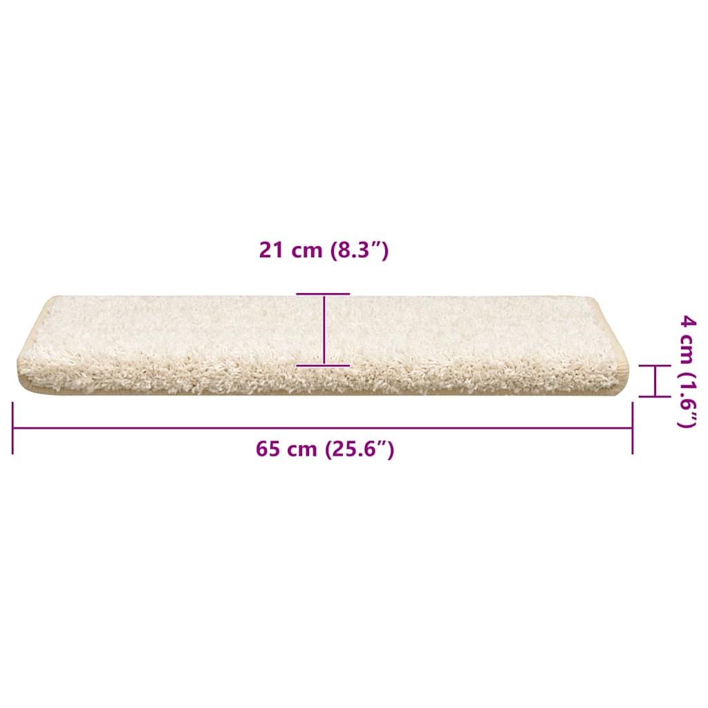 Trapmatten 30 st 65x21x4 cm wit