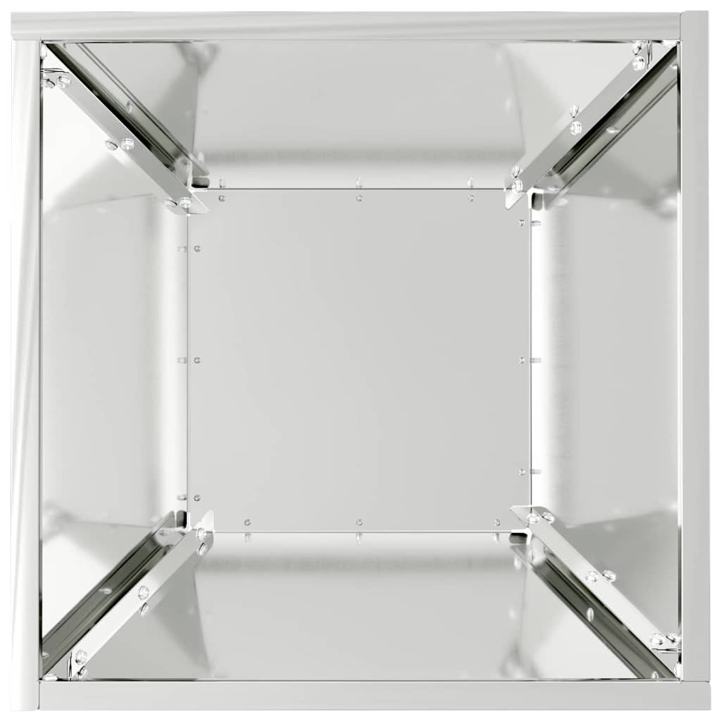 Tuin Bloempot 5 pcs Zilver 35 x 35 x 15 cm Gegalvaniseerd staal