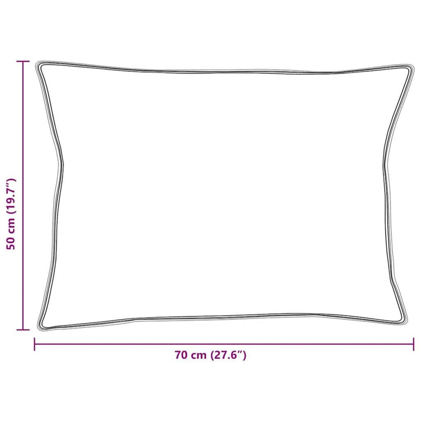 Dekbed Set Met Kussen 3 Pcs Wit Donsveertjes 200 x 220 cm 50 x 70 cm