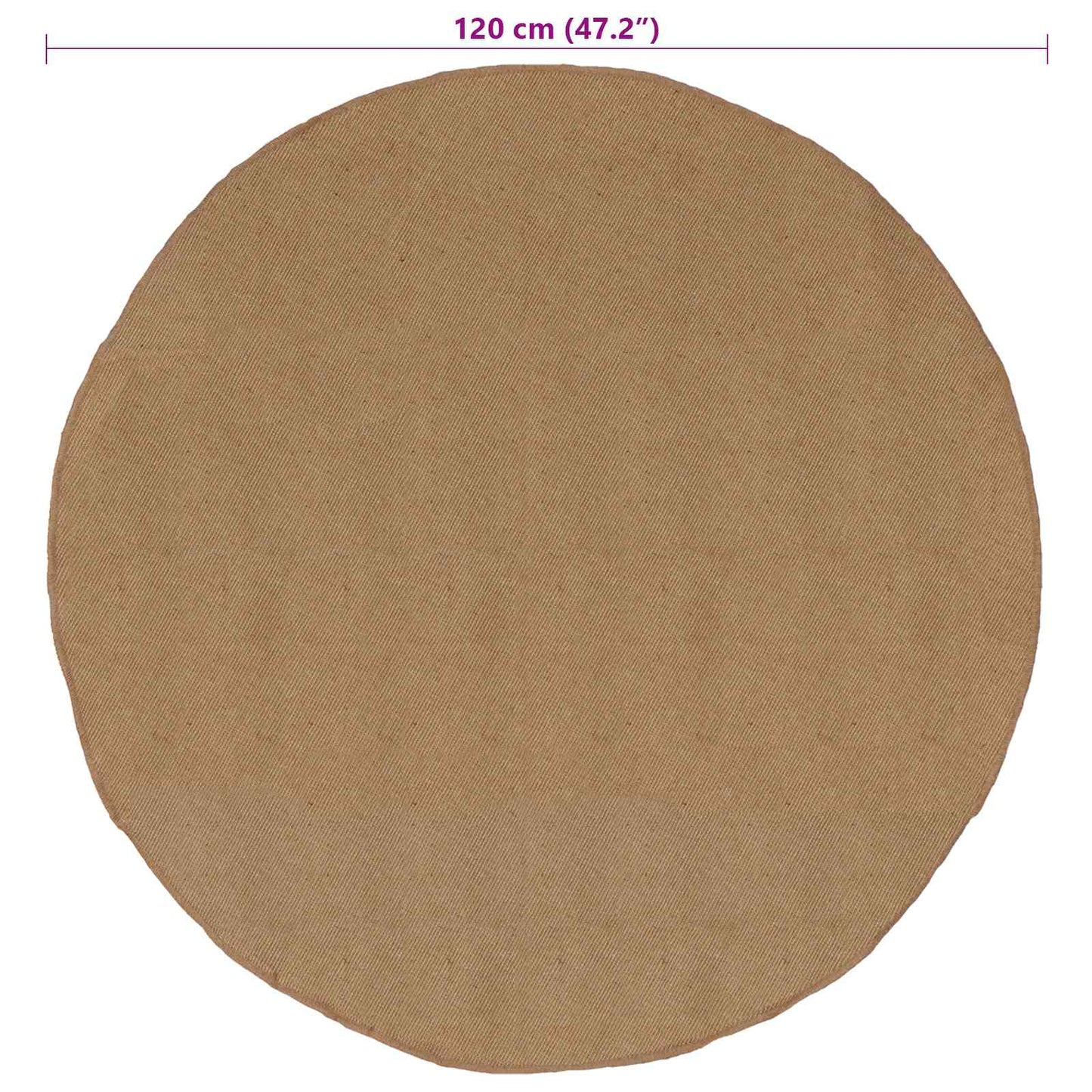 Tapijt Naturel Ø 120 cm Jute