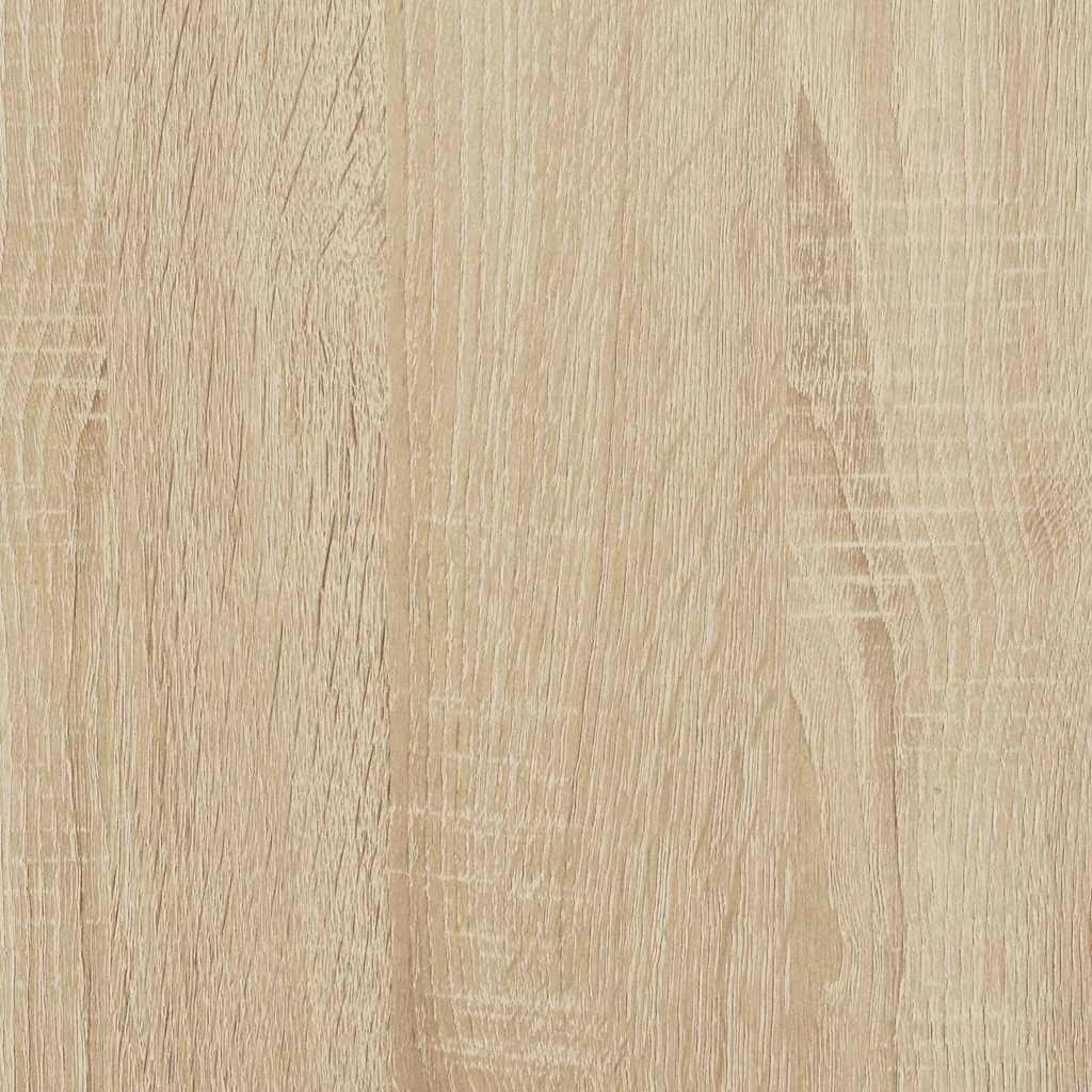Badkamermeubelset 3 pcs Sonoma Eiken Geperst Hout en Metaal