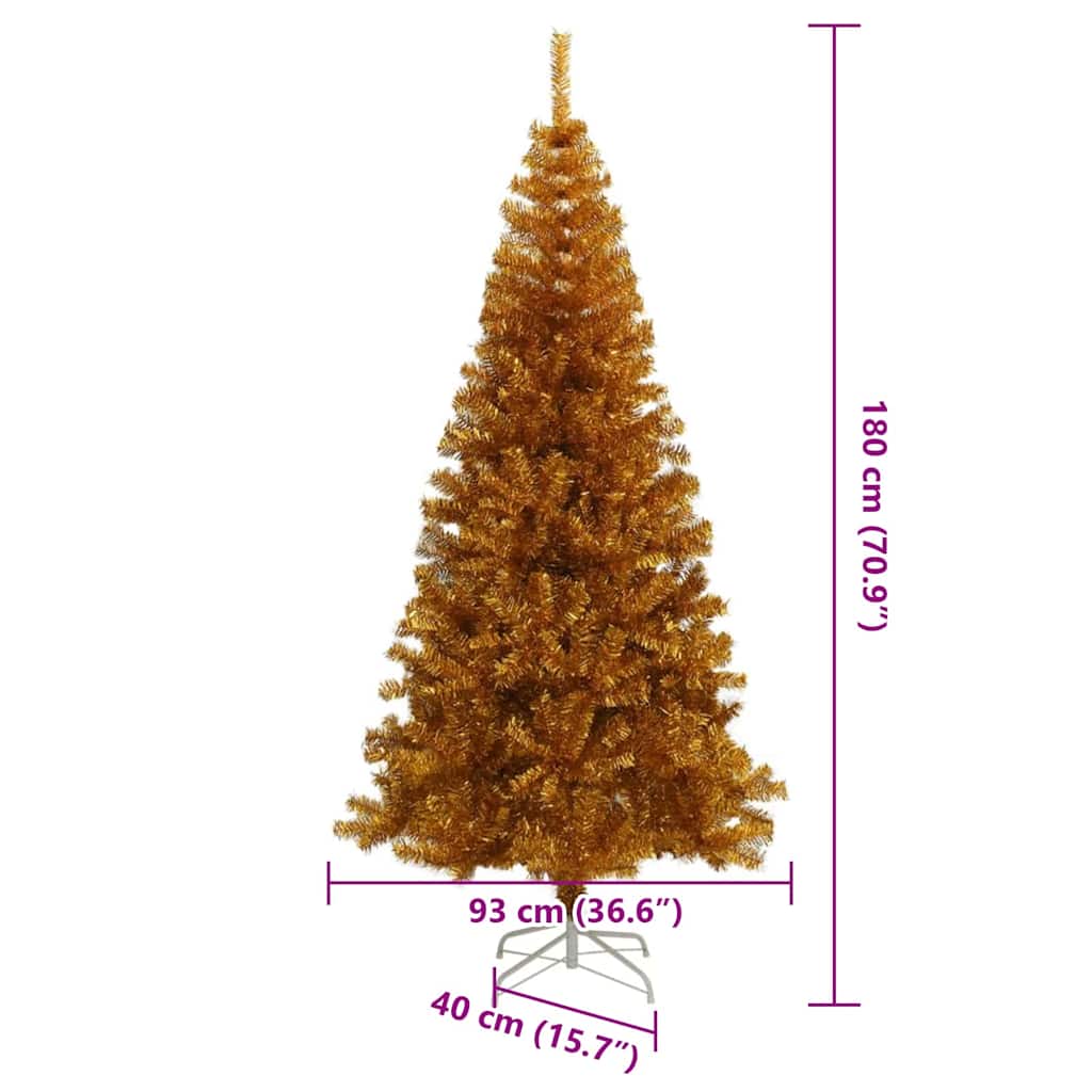 Kerstboom Goud 180 cm PET