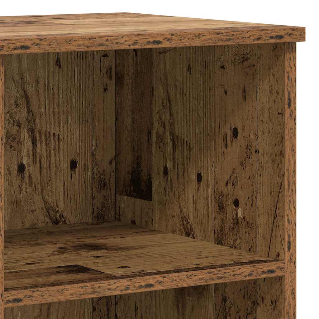 Hoge kast met lade 3 pcs Oud Hout Bewerkt hout