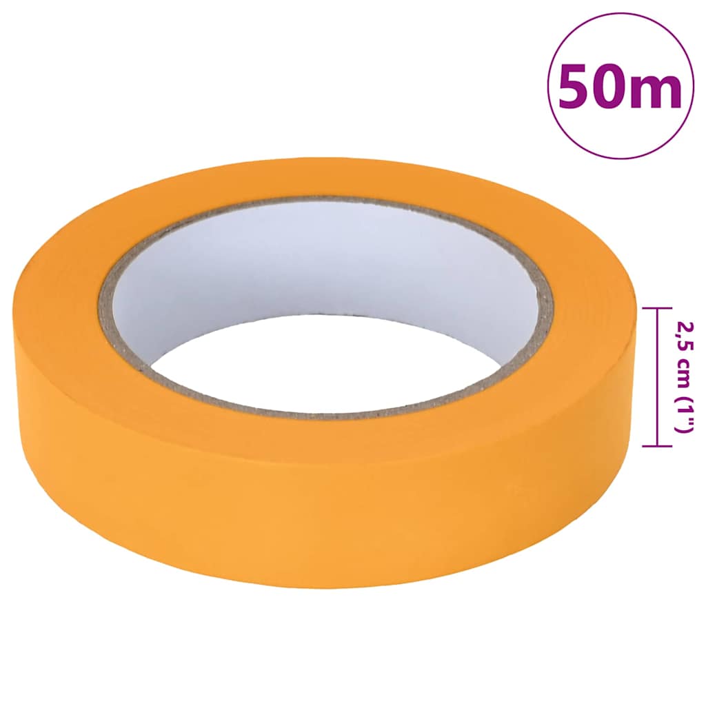 Verf Maskertapes 24 pcs Geel 25mm x 50m Papier
