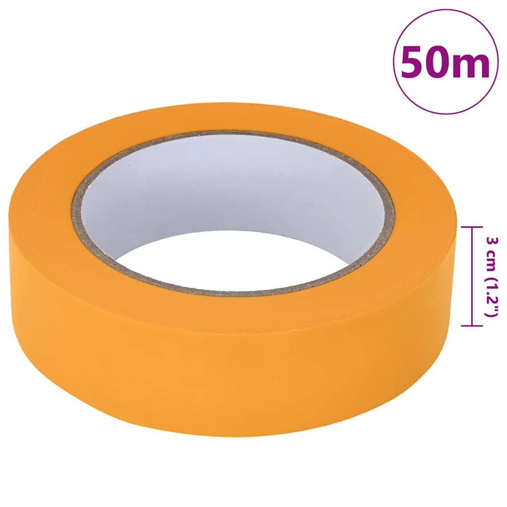 Verf Maskertapes 24 pcs Geel 30mm x 50m Papier
