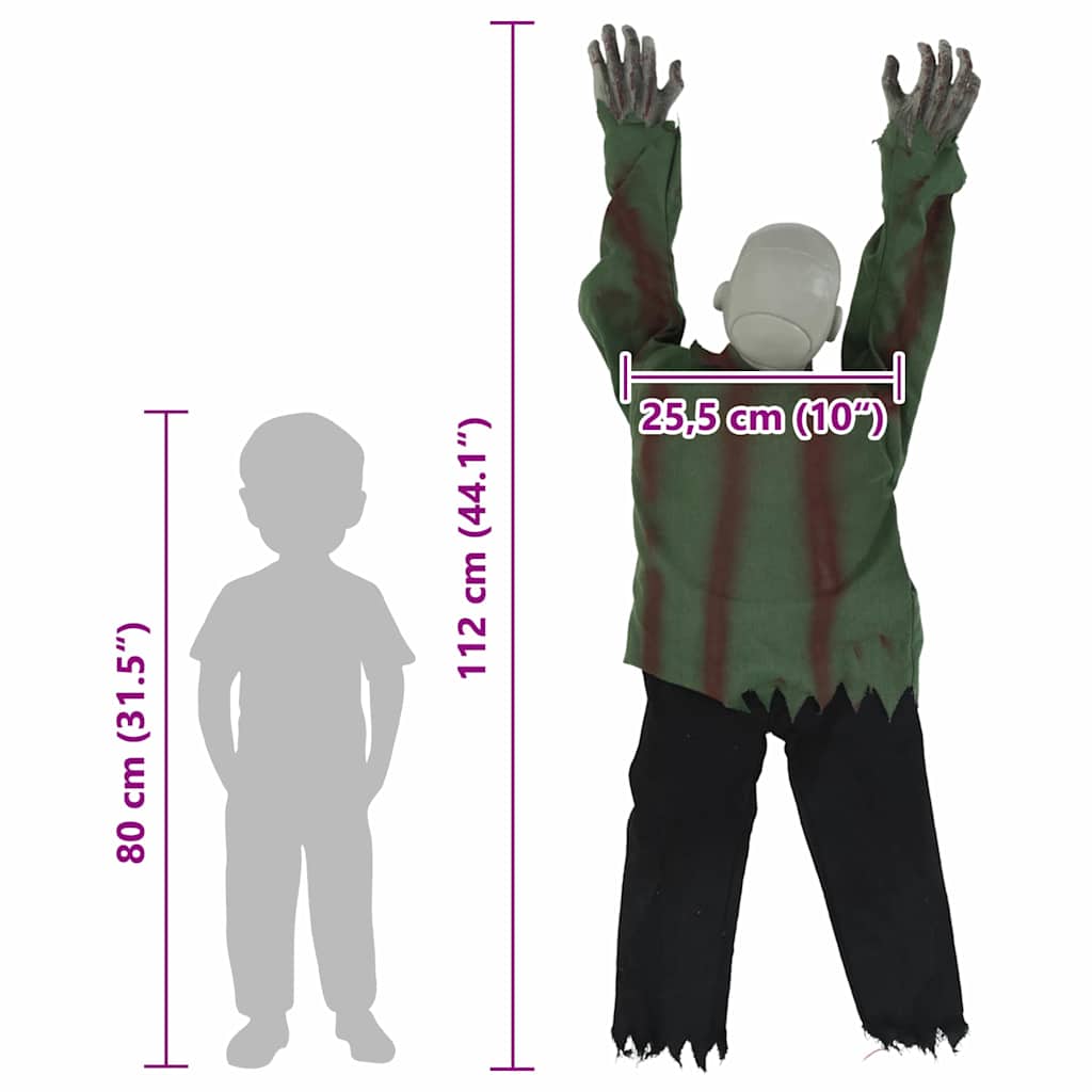 Halloween decoratie zombie SPOOKA Groen 110 x 50 x 21 cm