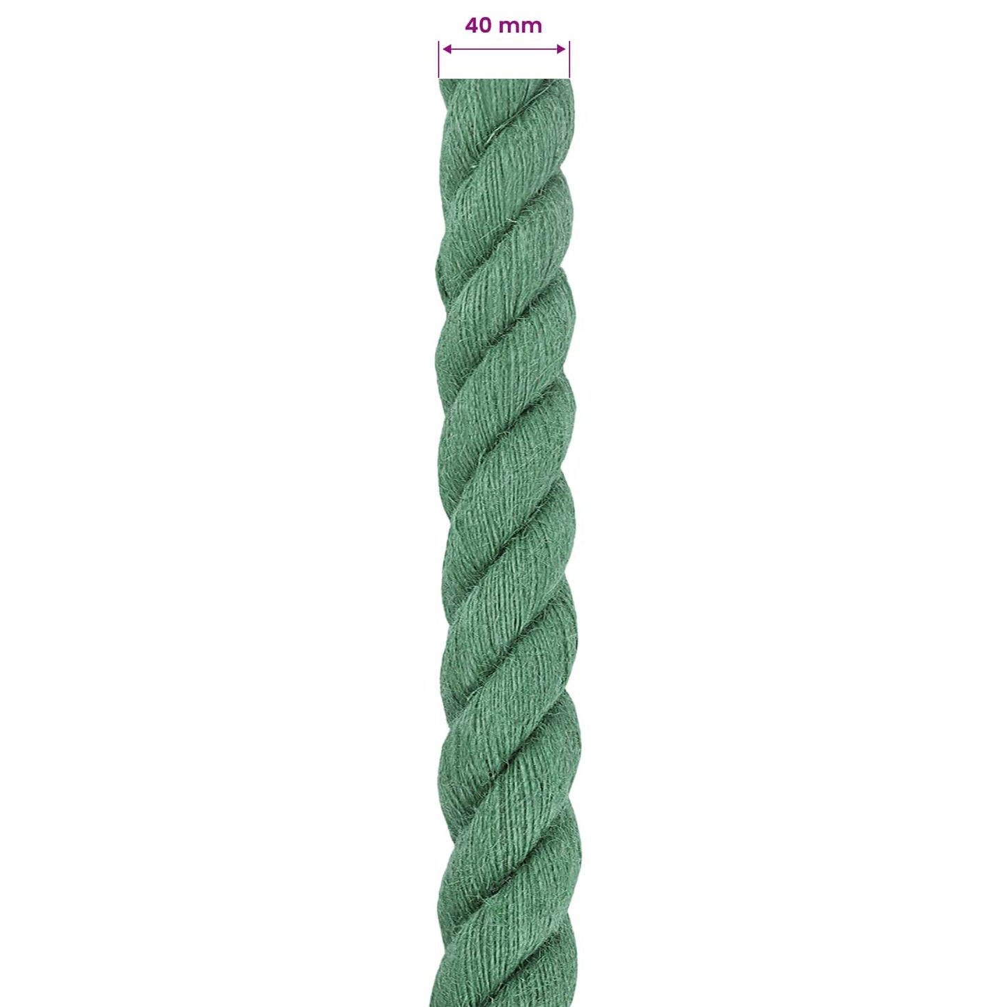 Jute Touw Groen 100% Tossa jute