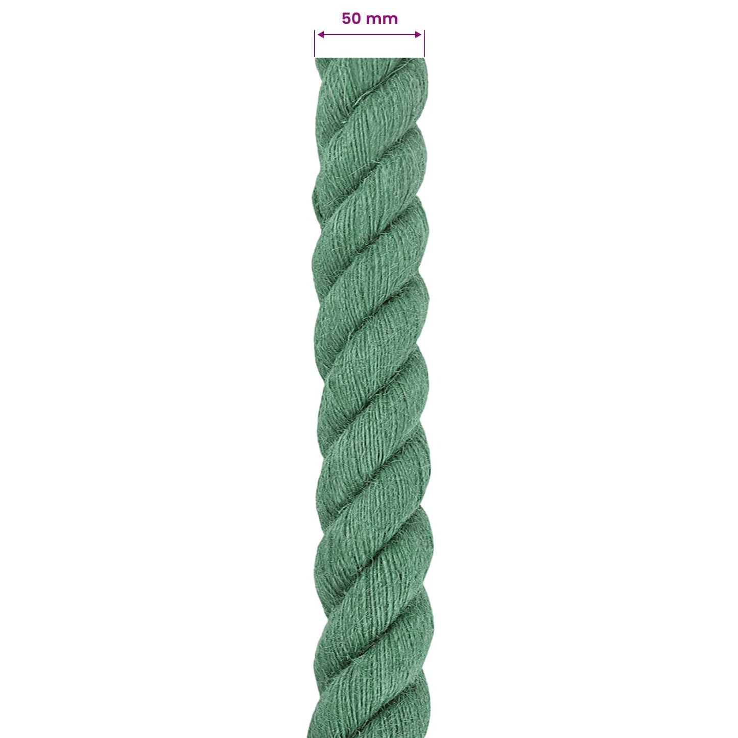Jute Touw Groen 100% Tossa jute