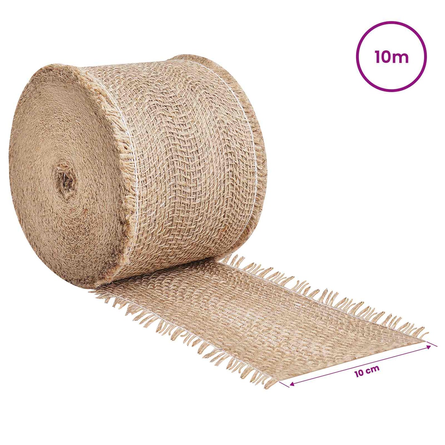 Jute Rol Naturel 10 x 1000 cm