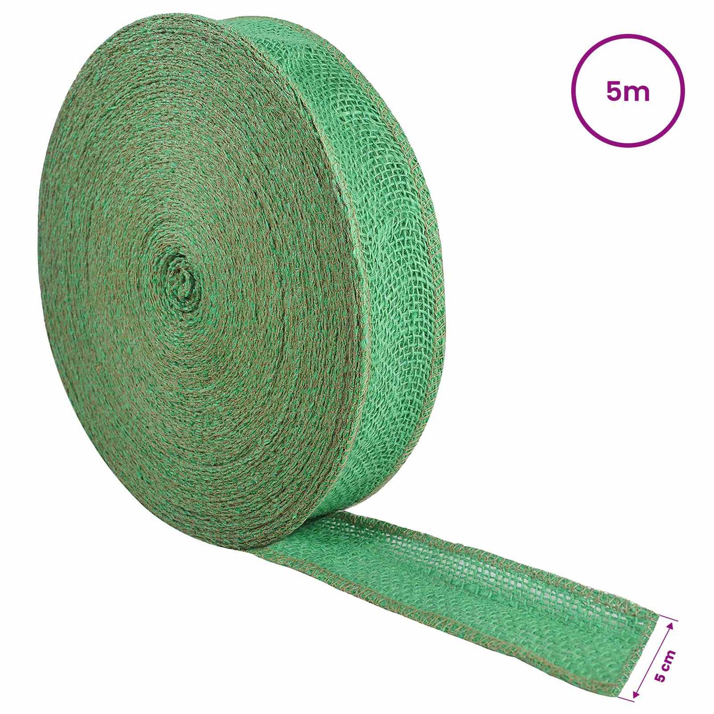 Jute Rol Groen 5 x 500 cm
