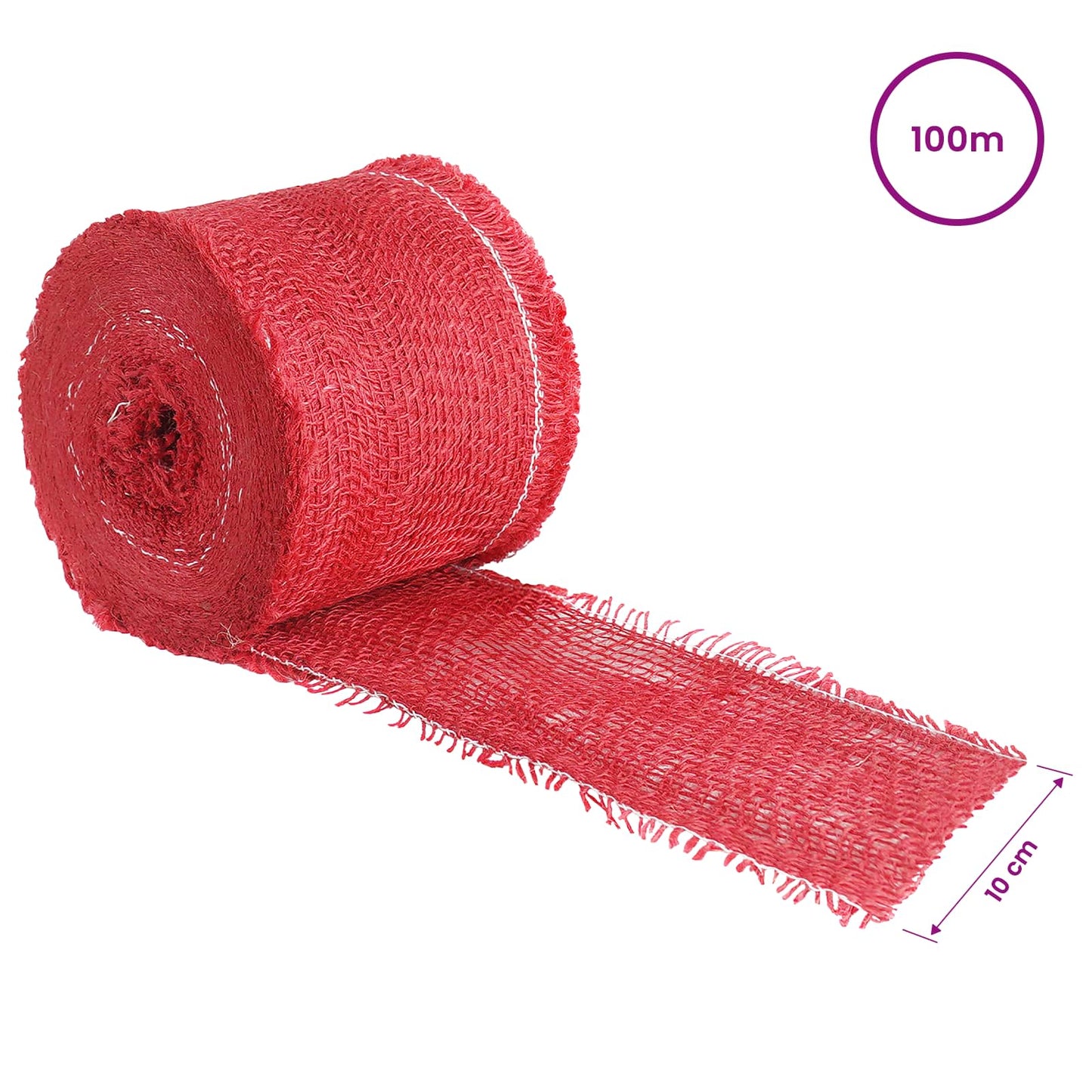 Jute Rol Rood 10 x 10000 cm