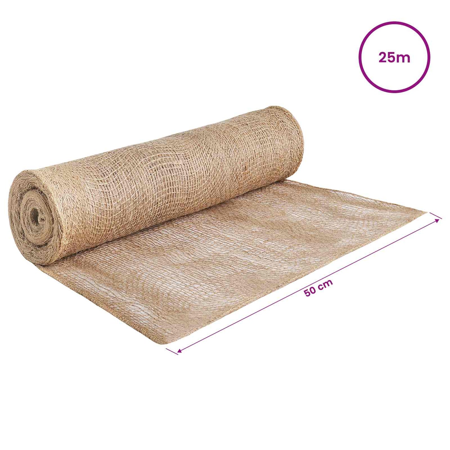 Jute Rol Naturel 50 x 5000 cm