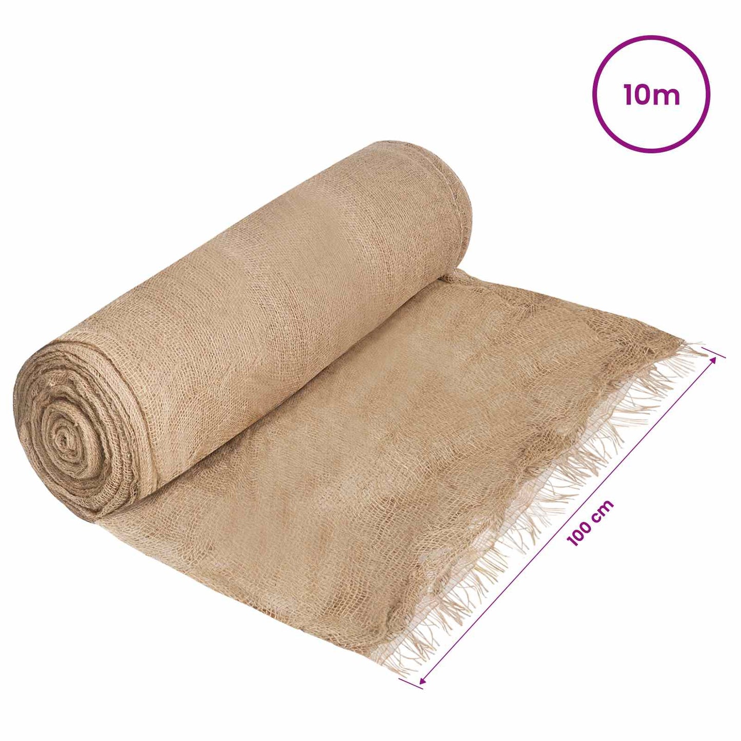 Jute Rol Naturel 200 x 1000 cm