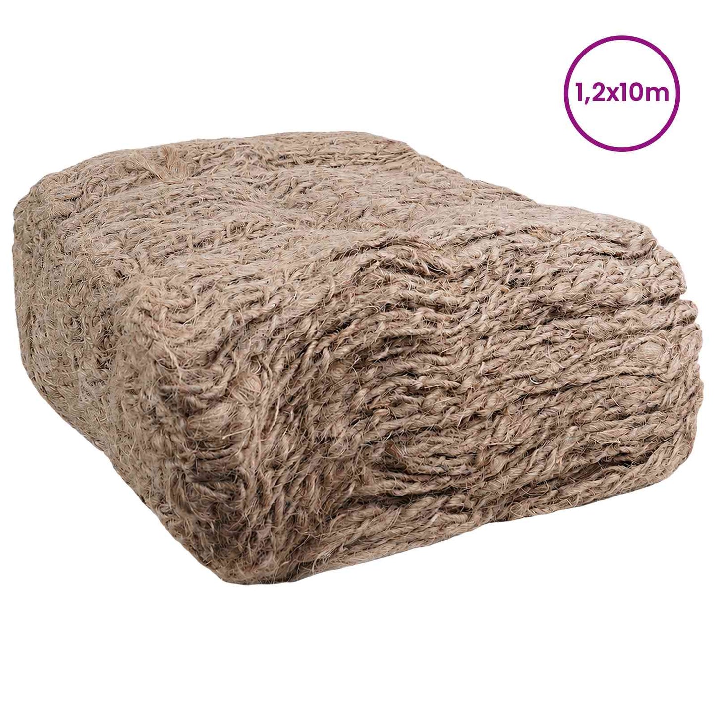 Jute Dijkmat Naturel 1,2 x 10 m 100% Tossa Jute