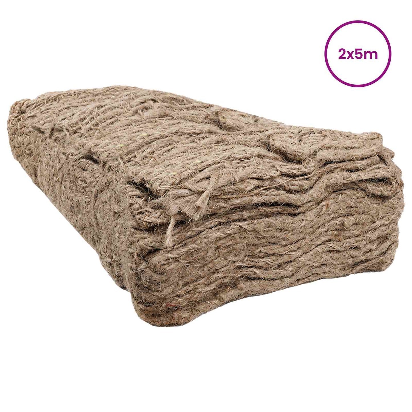 Jute Dijkmat Naturel 2 x 5 m 100% Tossa Jute