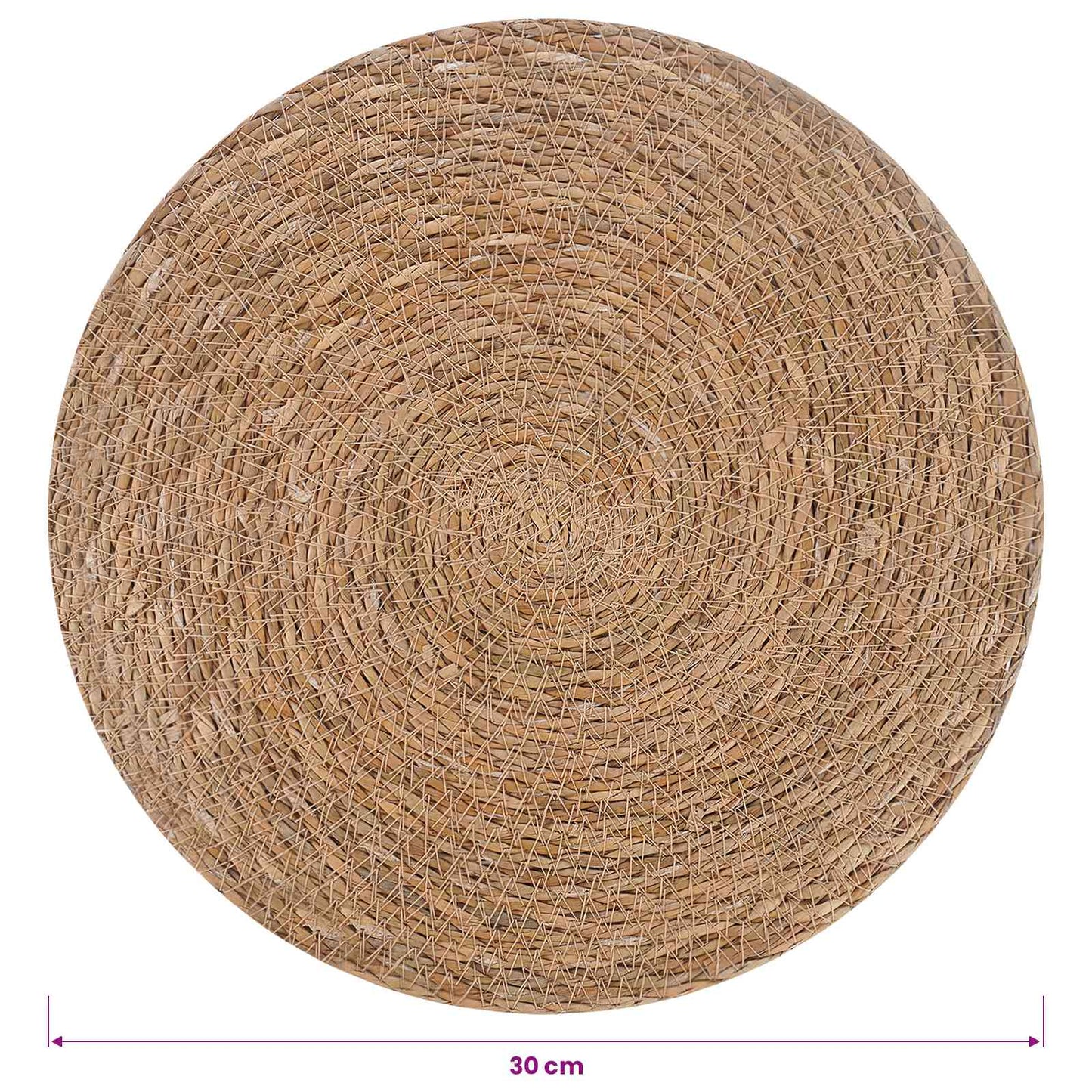 Zeegroene placemats 6 st Naturel 100% Zeegras