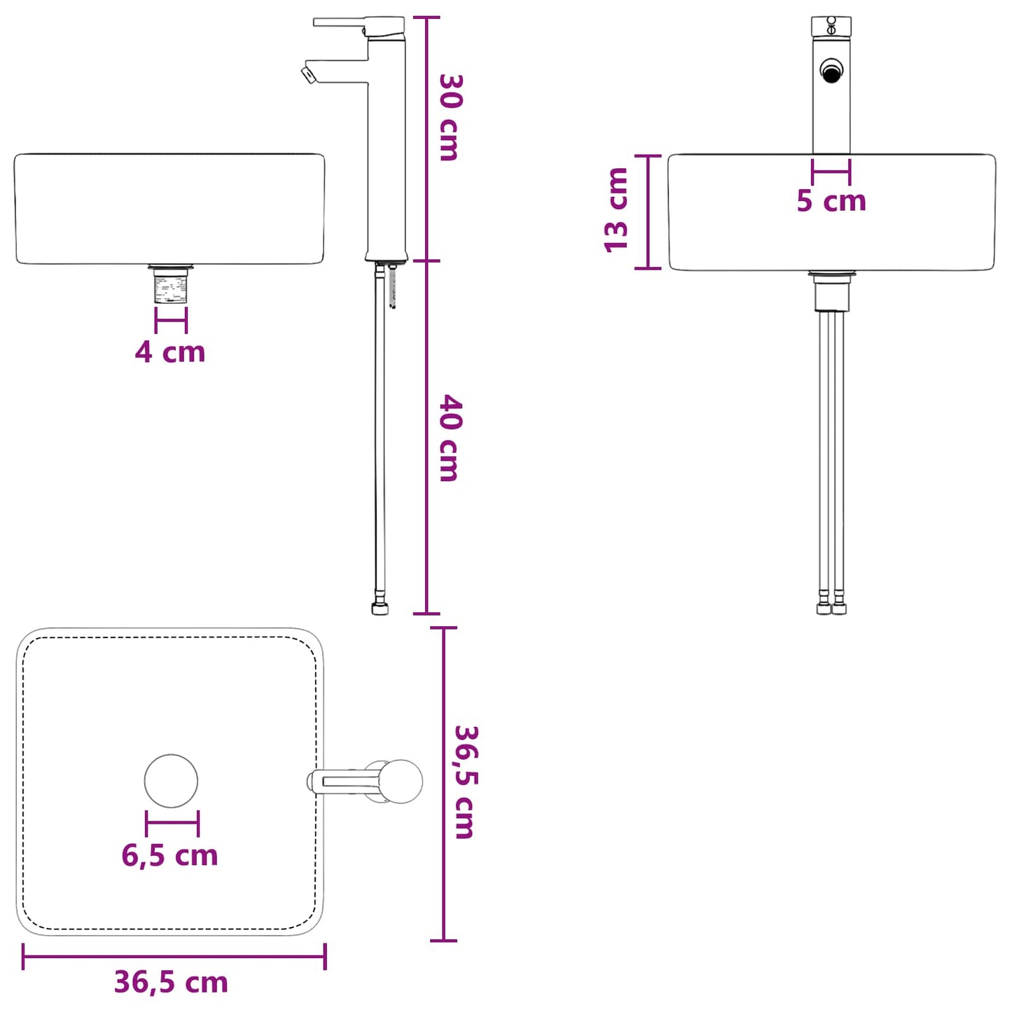 Badkamerkastenset 3 st Oud hout 49,5 x 41 x 63 cm Bewerkt hout
