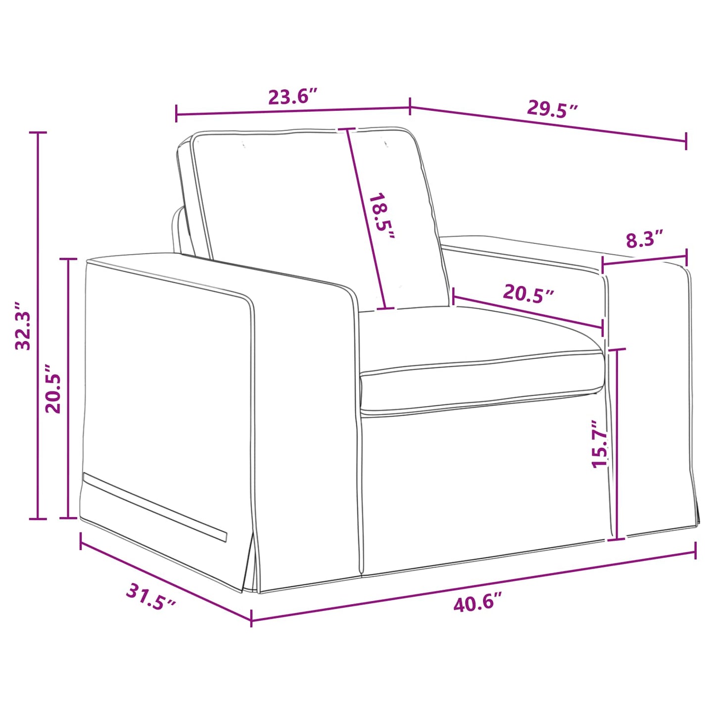 Bank Donkergrijs 102 x 80 x 82 cm Metaal