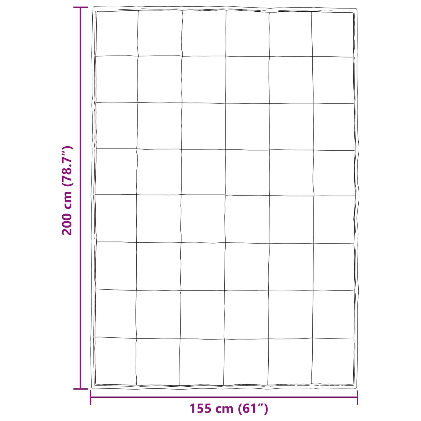 Zomer Dekbed Zwart 200 x 155 cm Satijn en Microfiber