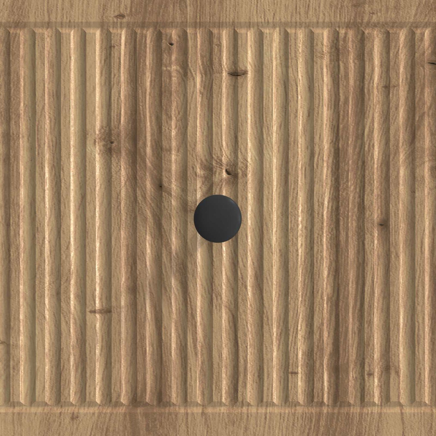 Salontafel Artisanaal eiken 49 x 50 x 40 cm Bewerkt hout