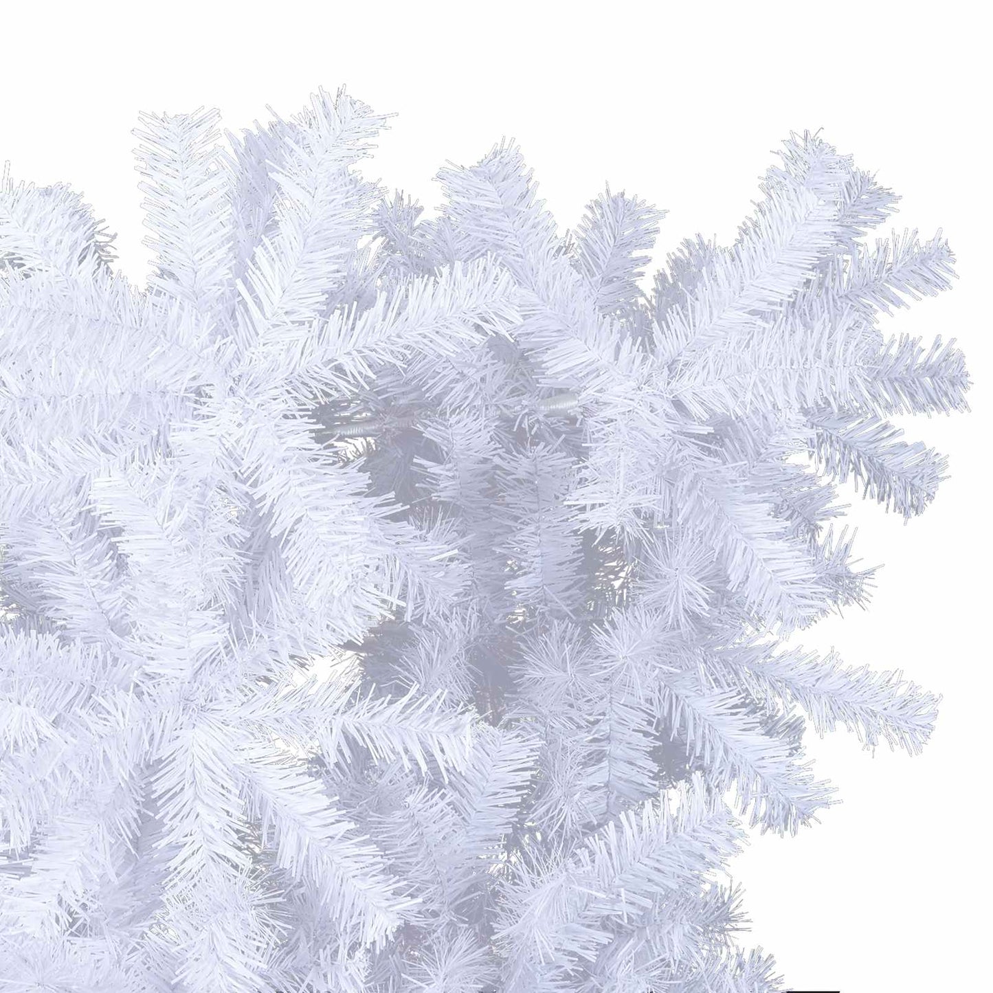 Kunstkerstboom met 150 LED Wit 120 cm PVC en Staal